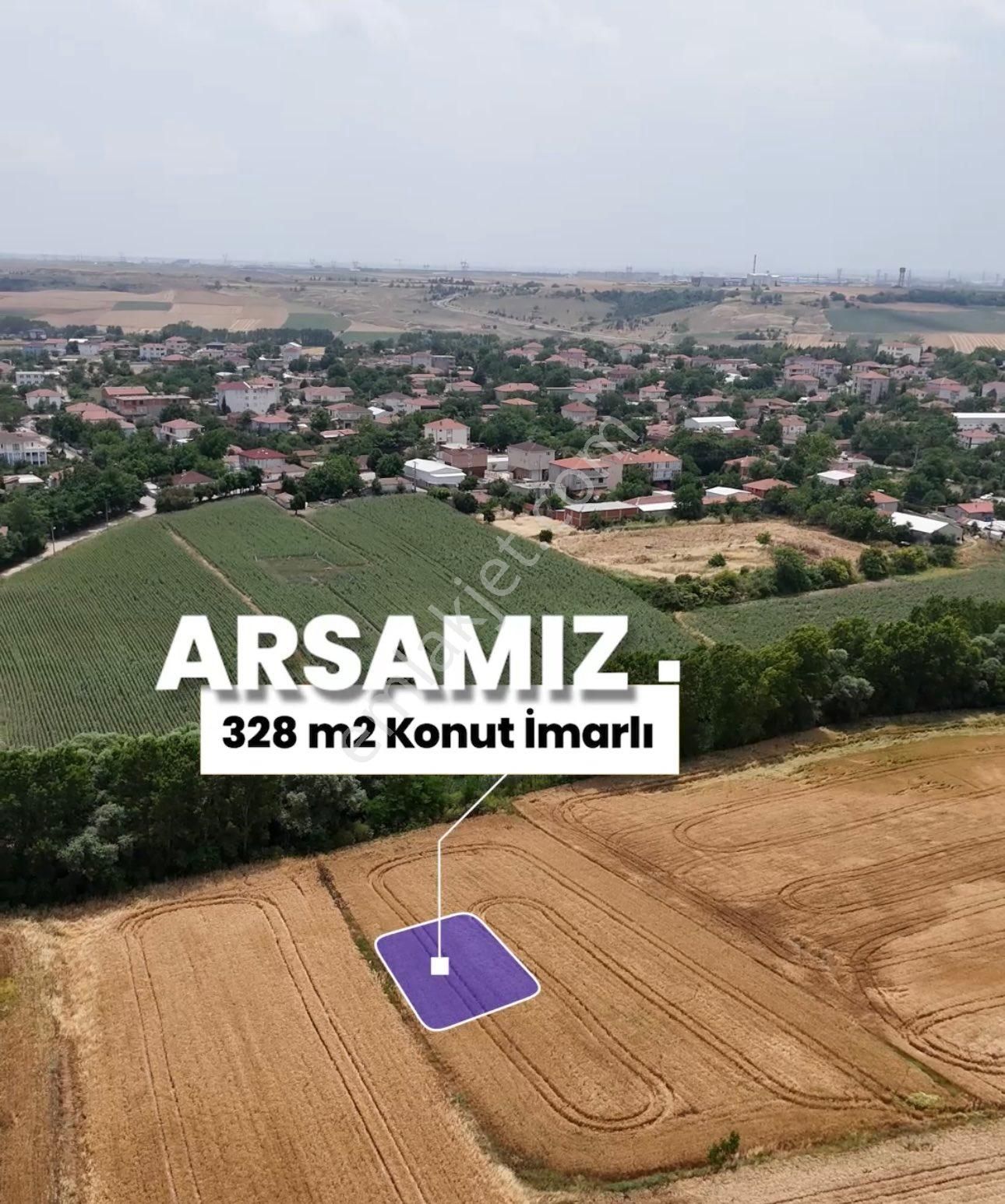 Tekirdağ Ergene Misinli 328 M2 İmarlı Tek Tapu Satılık Arsa
