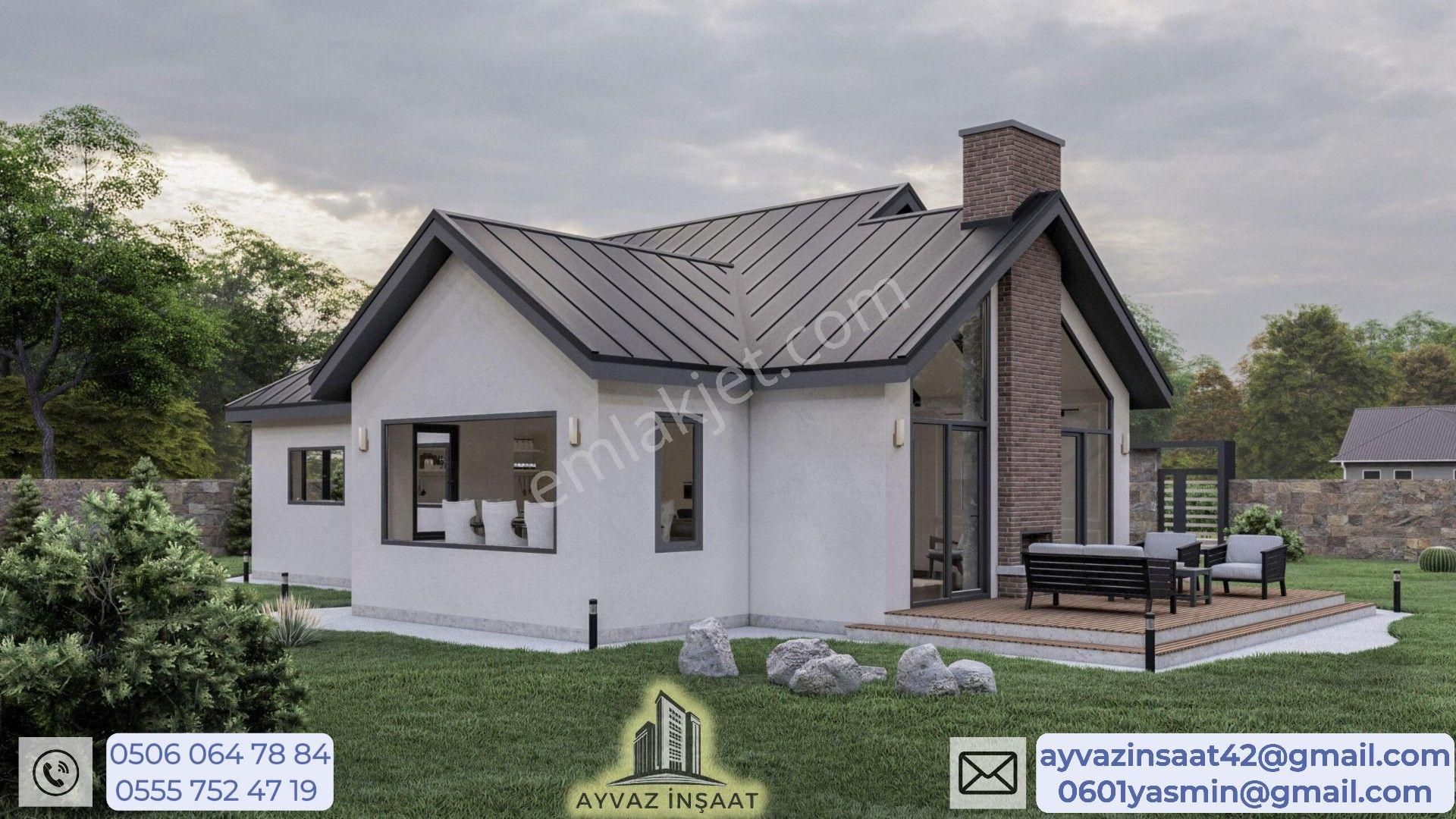 🔹 Şık Mimari 175m² Müstakil Prefabrik Ev ( Arsa Sizden Ev Bizden )