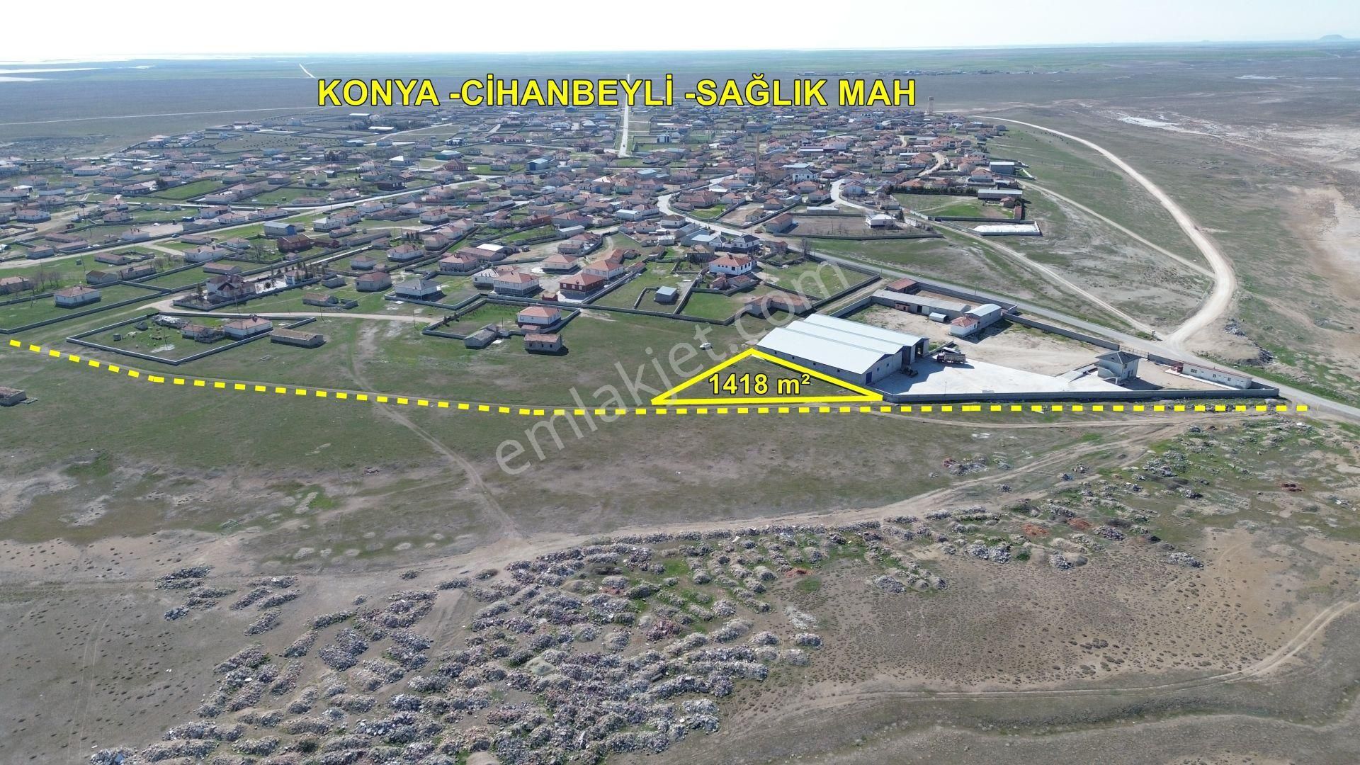 Cihanbeyli Sağlık Da 1.418 M2 Müstakil Tapulu Konut İmarlı Arsa
