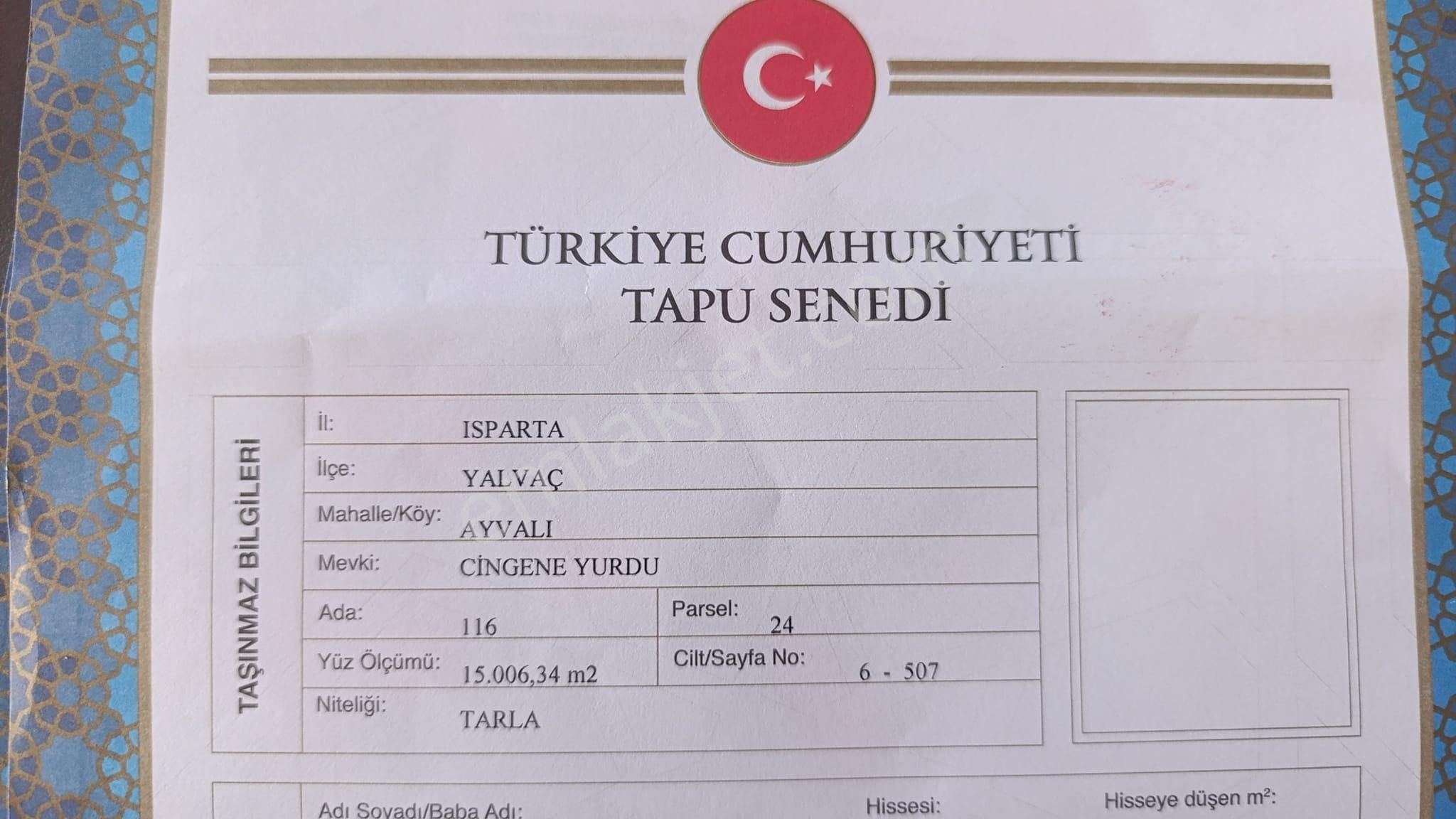 Yol Üzeri Yatırımlık Uygun Maliyetli Tarla