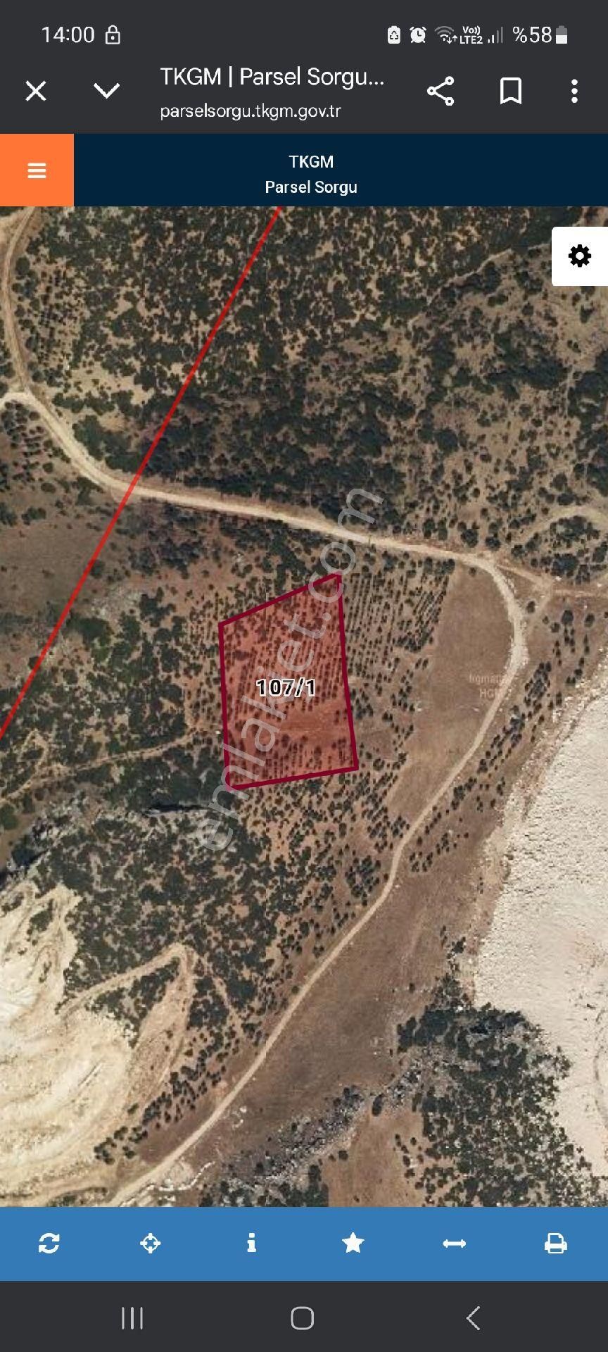 Burdur Çallıca Köyü Satılık Arsa