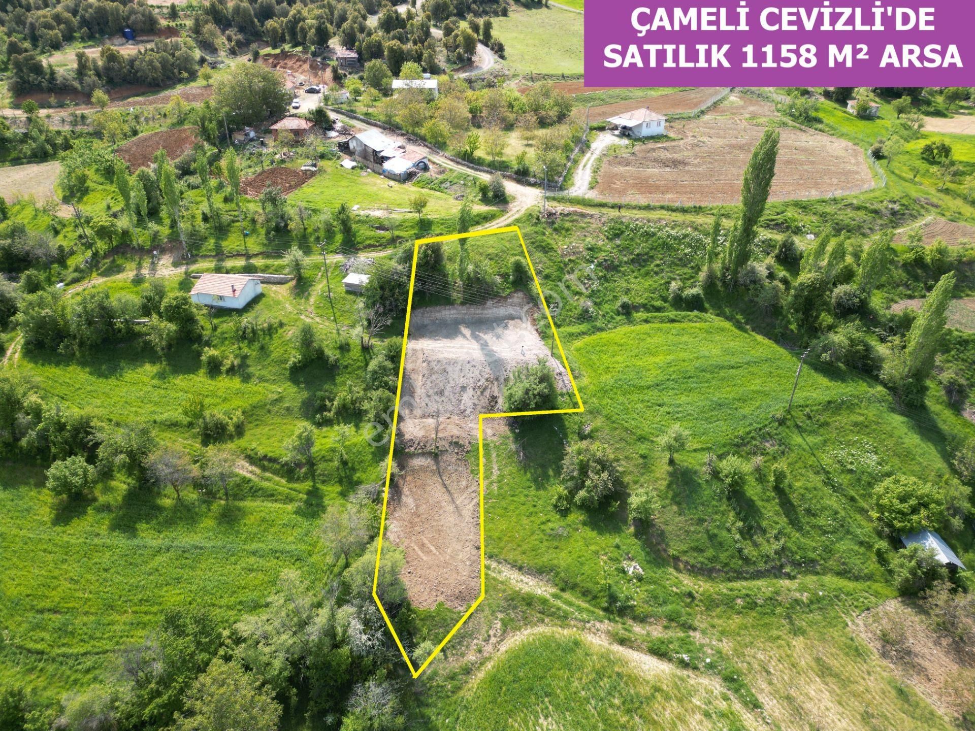 🦋lobby Fortis'ten Satılık Çameli Cevizli'de %40 İmarlı 1.158 M² Arsa🦋