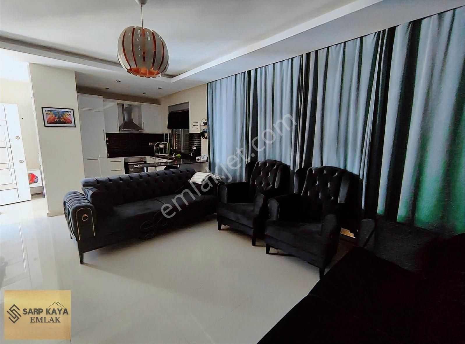 Alanya Kestel'de Denize 200 M Satılık Full Eşyalı 1+1 Daire - Görsel 2