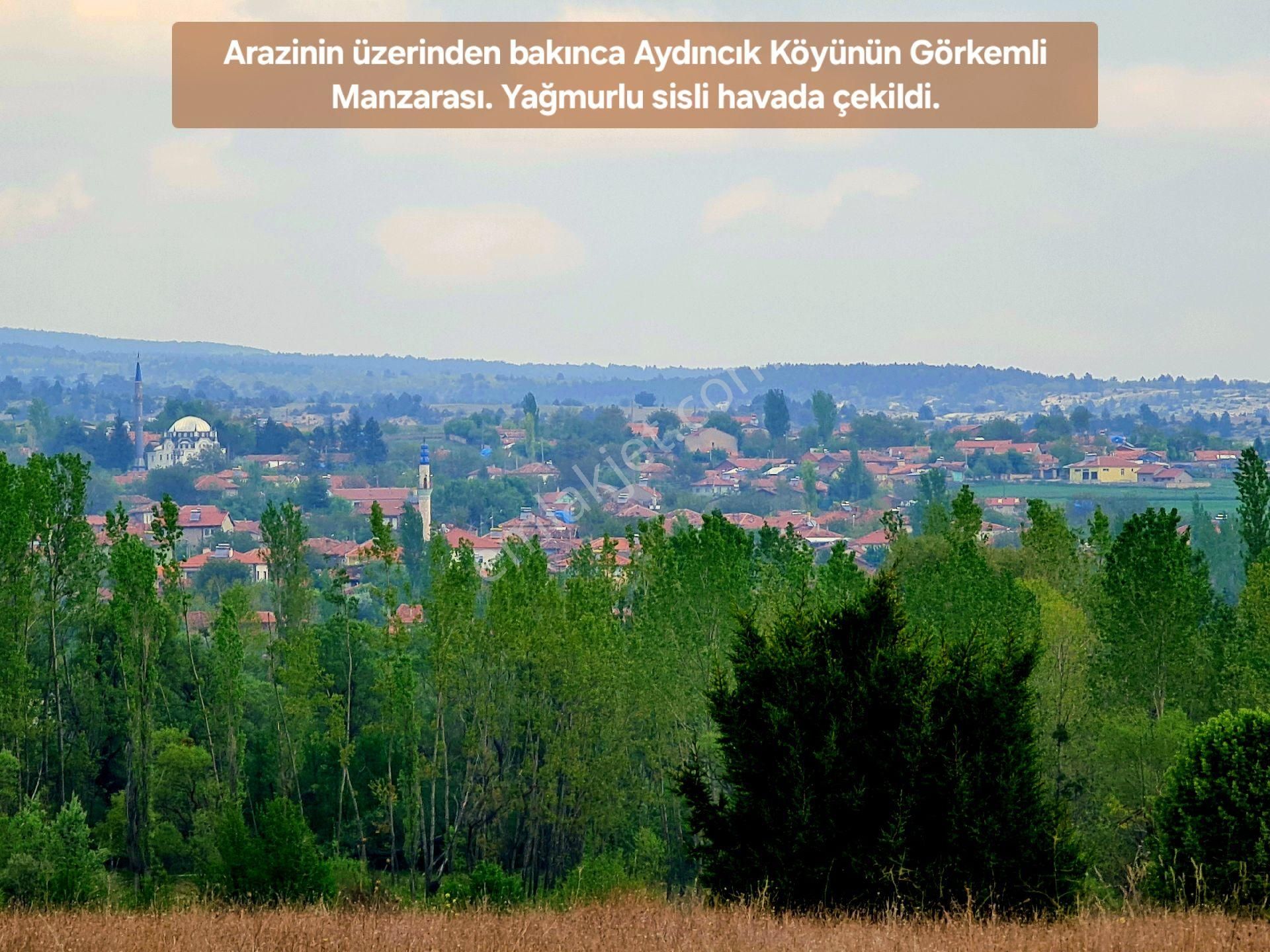 Kütahya Emet Aydıncık'da Köy Ve Doğa Manzaralı 3.347 M2 Tarla. Açıklamayı Okuyunuz