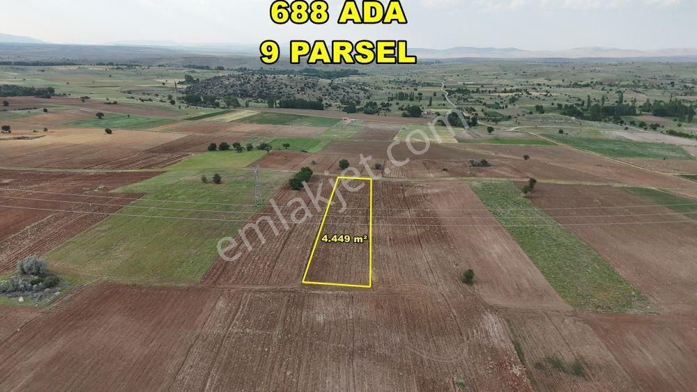 Konya / Akören / Tülce 4.449 M² Müstakil Tapulu Tarla