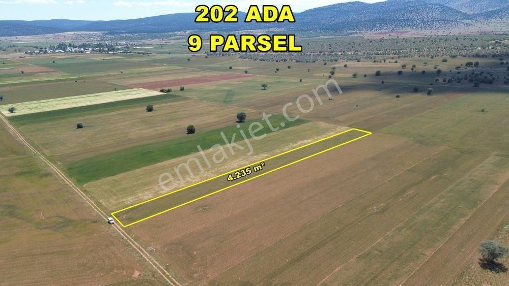 Konya / Akören / Karahüyük'de 4.235 M² Müstakil Tapulu Tarla