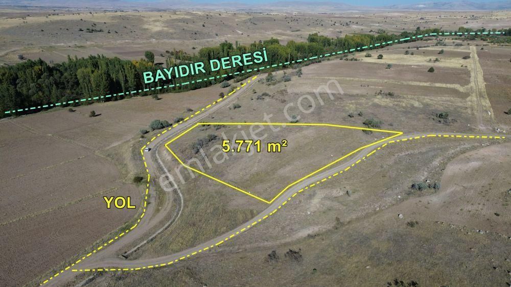 Konya / Akören / Tülce'de 5.771 M² Müstakil Tapulu Tarla