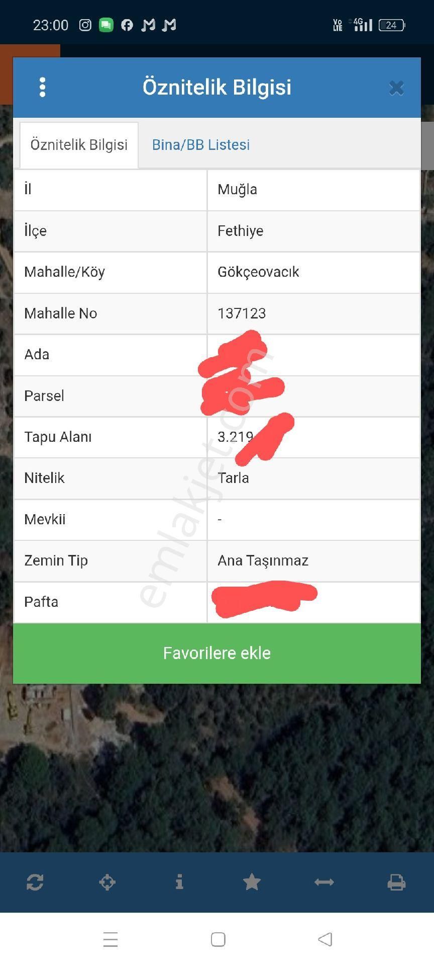 Gökçeovacıkta Etrafında Villalar Bulunan Yol Su Elektrik Sorunu Olmayan Satılık Tarla - Görsel 13