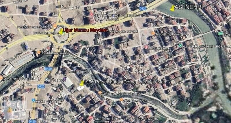 Defne Turunçlu 630m² İmarlı Arsanın 57m² Hissesi Satılıktır