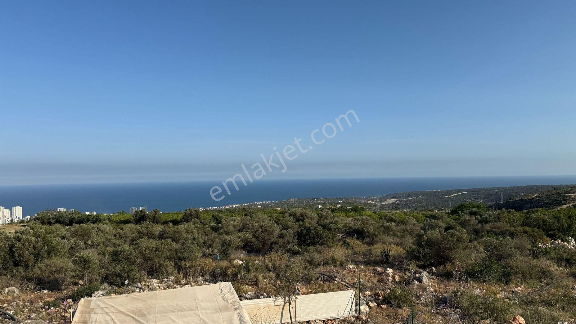 Erdemli Kumkuyu Çanakçı 490 M2 Full Deniz Manzaralı Villalık Arsa