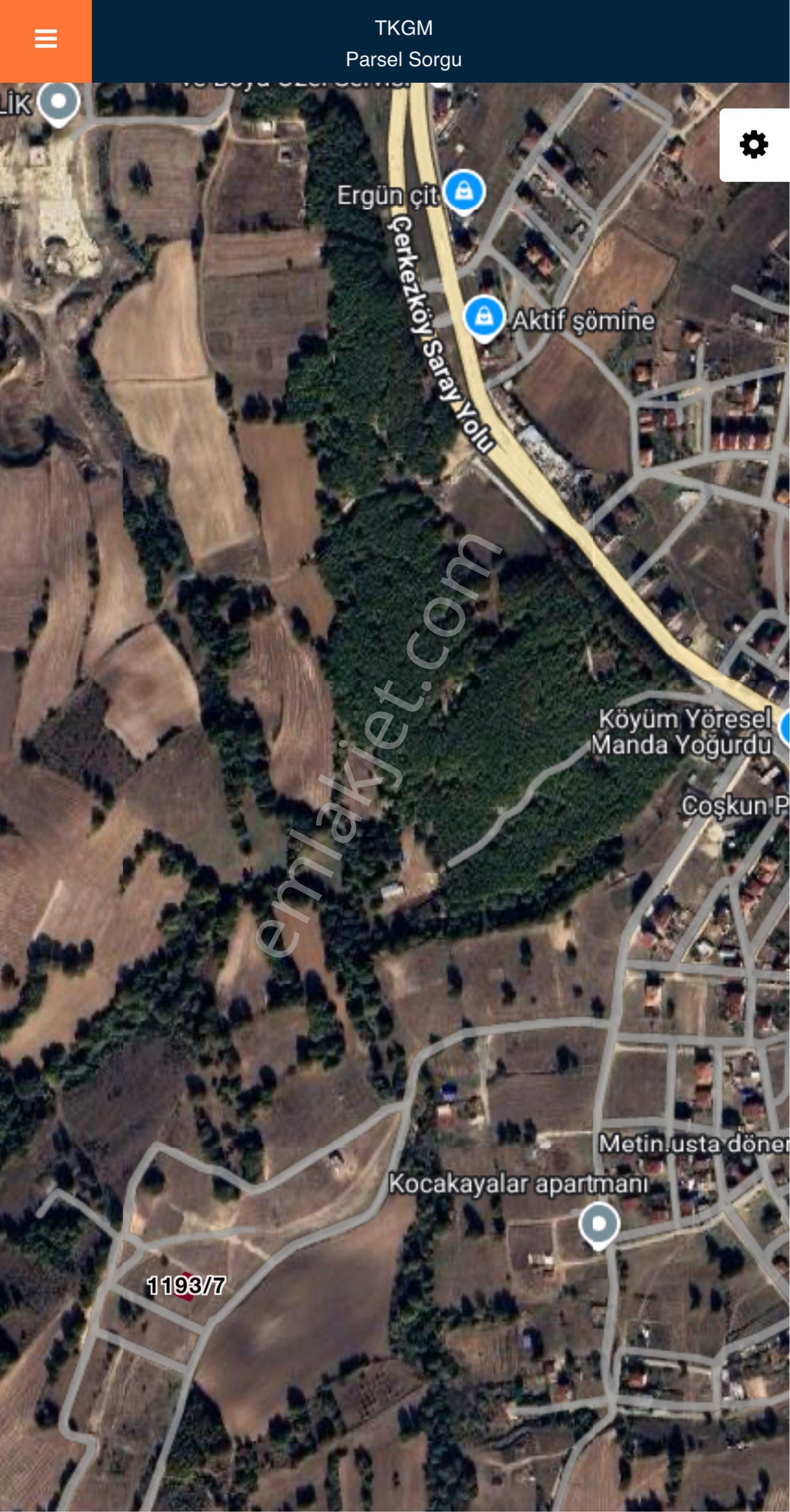 Tekirdağ Saray Büyükyoncalı Satılık 300m İmarlı İfrazlı Arsa