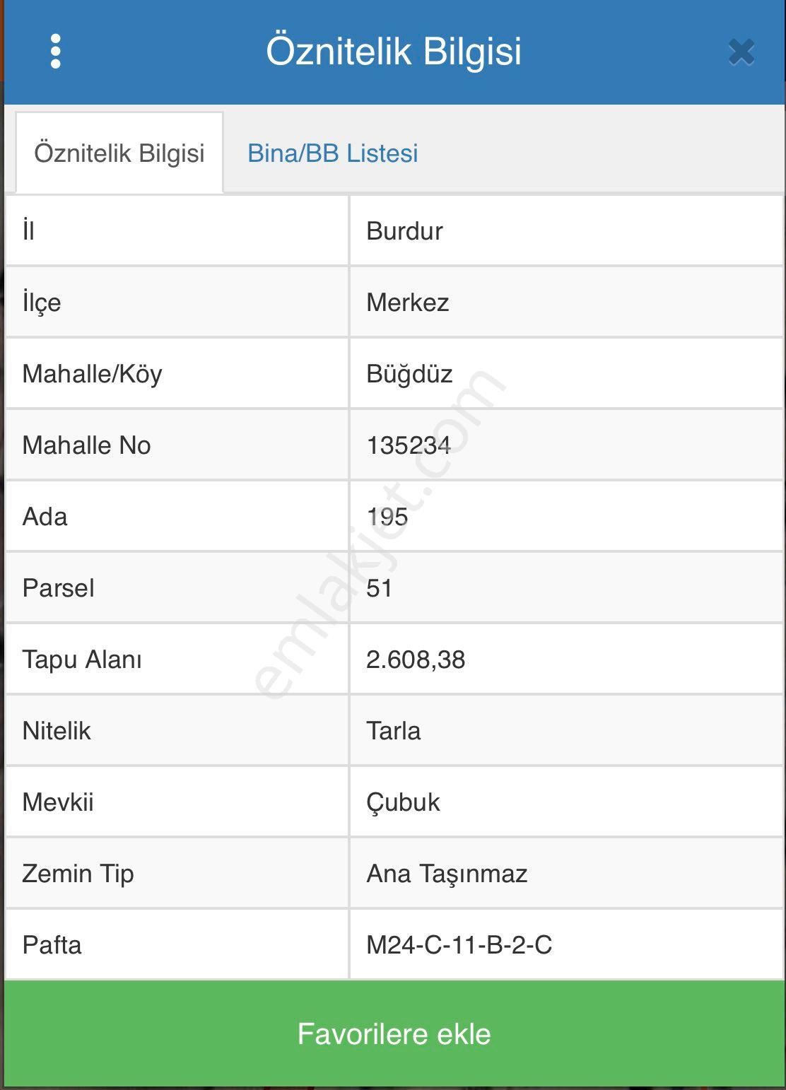 Evrim Emlaktan Satılık Tarla
