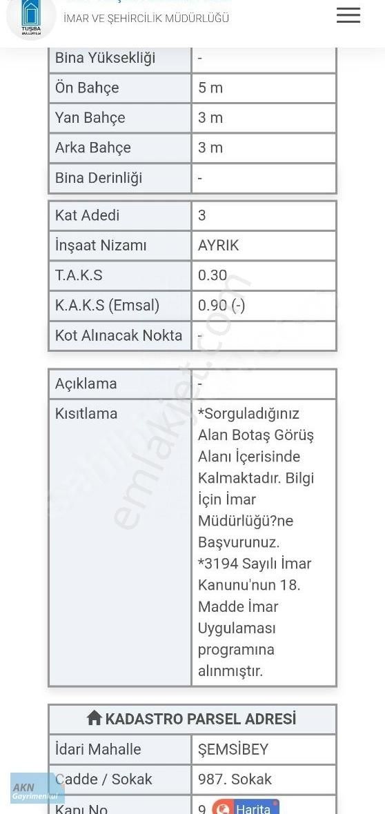Akn Gayrimenkulden Kalecikte 700 Metrekare Müstakil Arsa