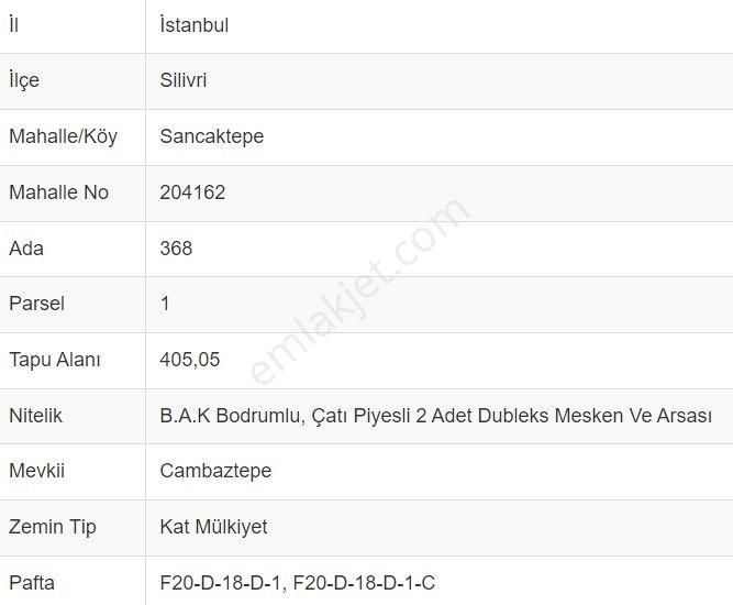 Yazlık Kışlık Kullanım Satılık Villa Silivri Çanta Remax Astyle - Görsel 33