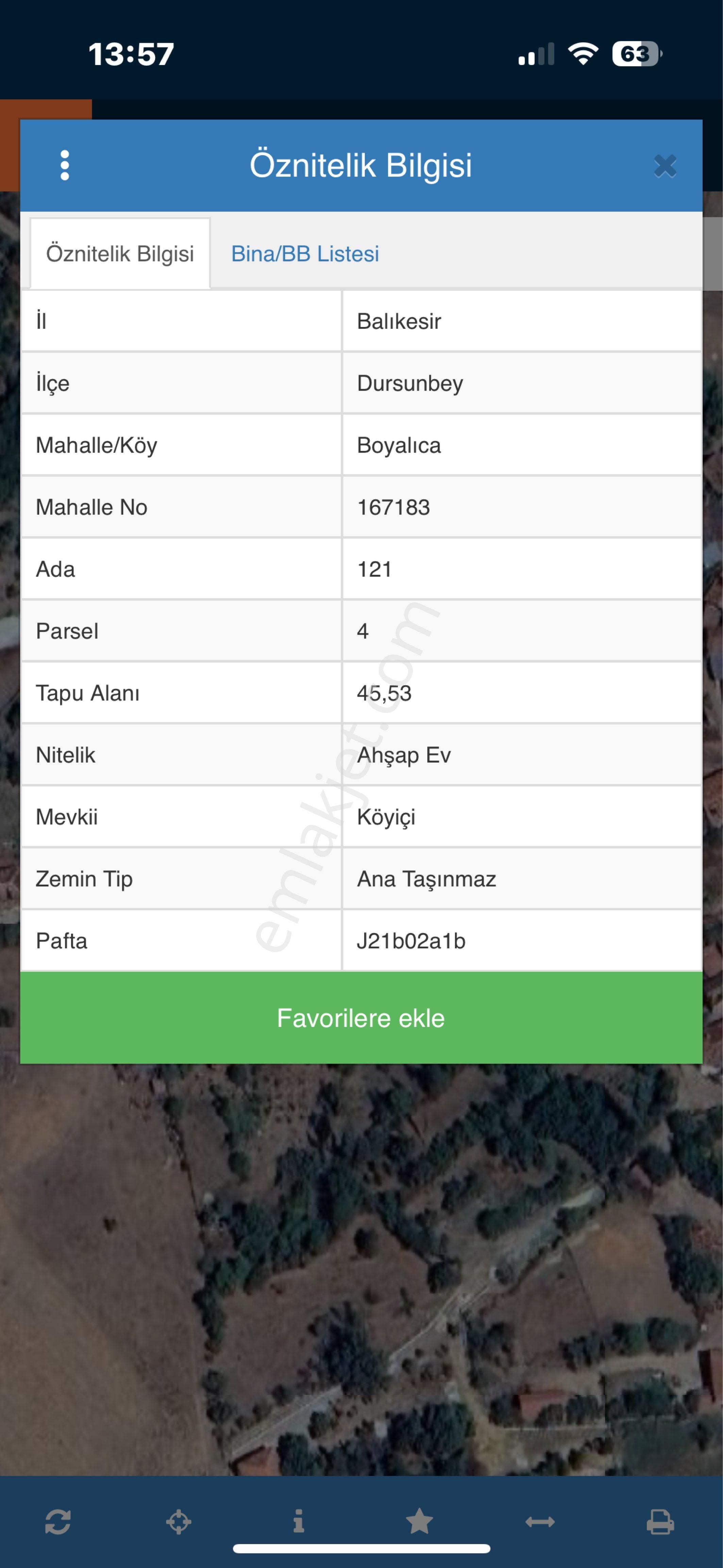 Dursunbey Boyalıca Mahallesi Satılık Ahşap Ev Ve Arsa