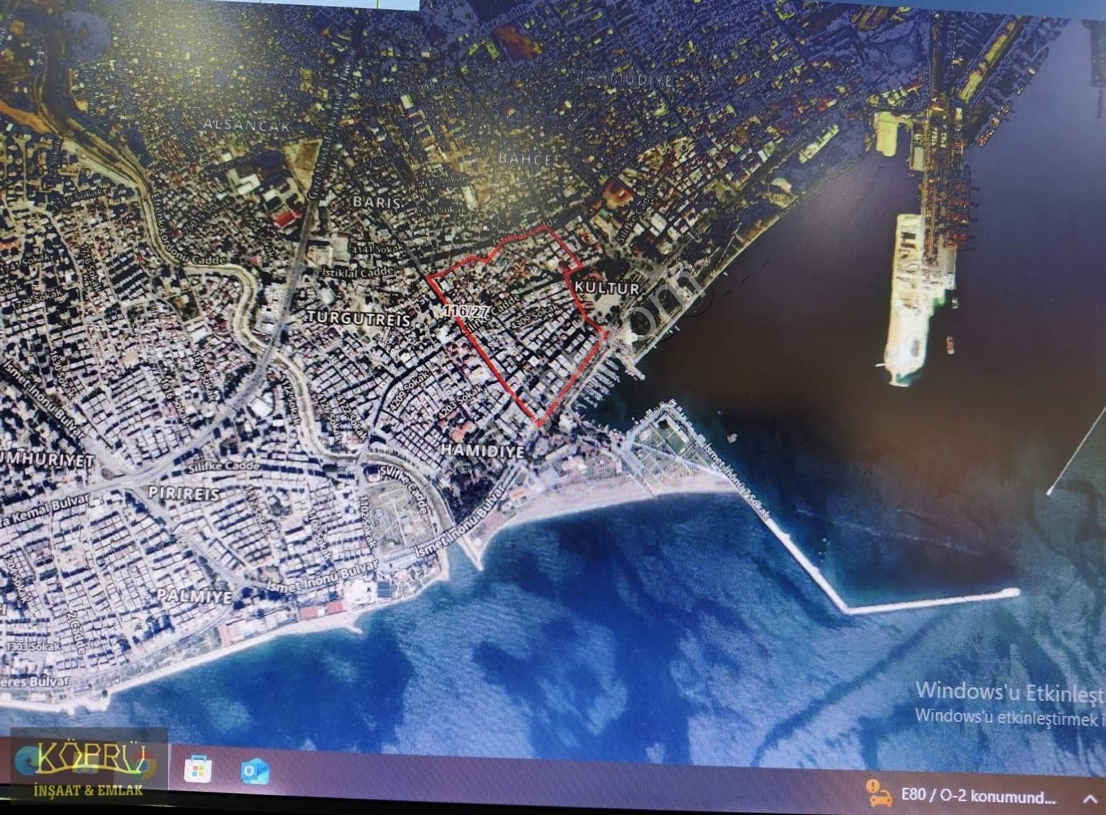 Mersin/akdeniz Kiremithane Mah'de Satılık Konut İmarlı Arsa