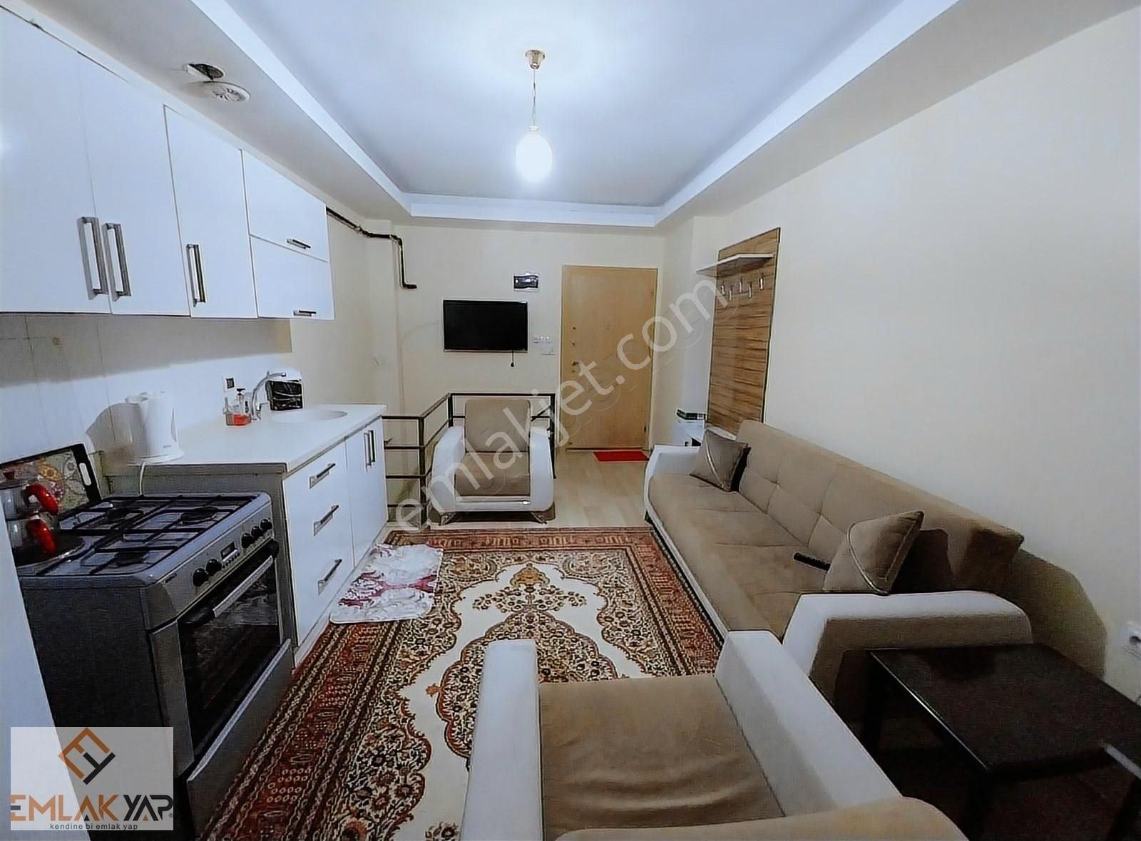 Emlakyaptan Meram Tıp Civarı 1+1 Eşyalı Kiralık Daire