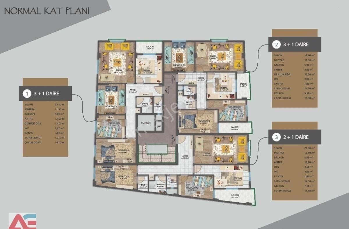 Tekir Cad. Topraktan 3+1,2+1 Lüx Satılık Daireler