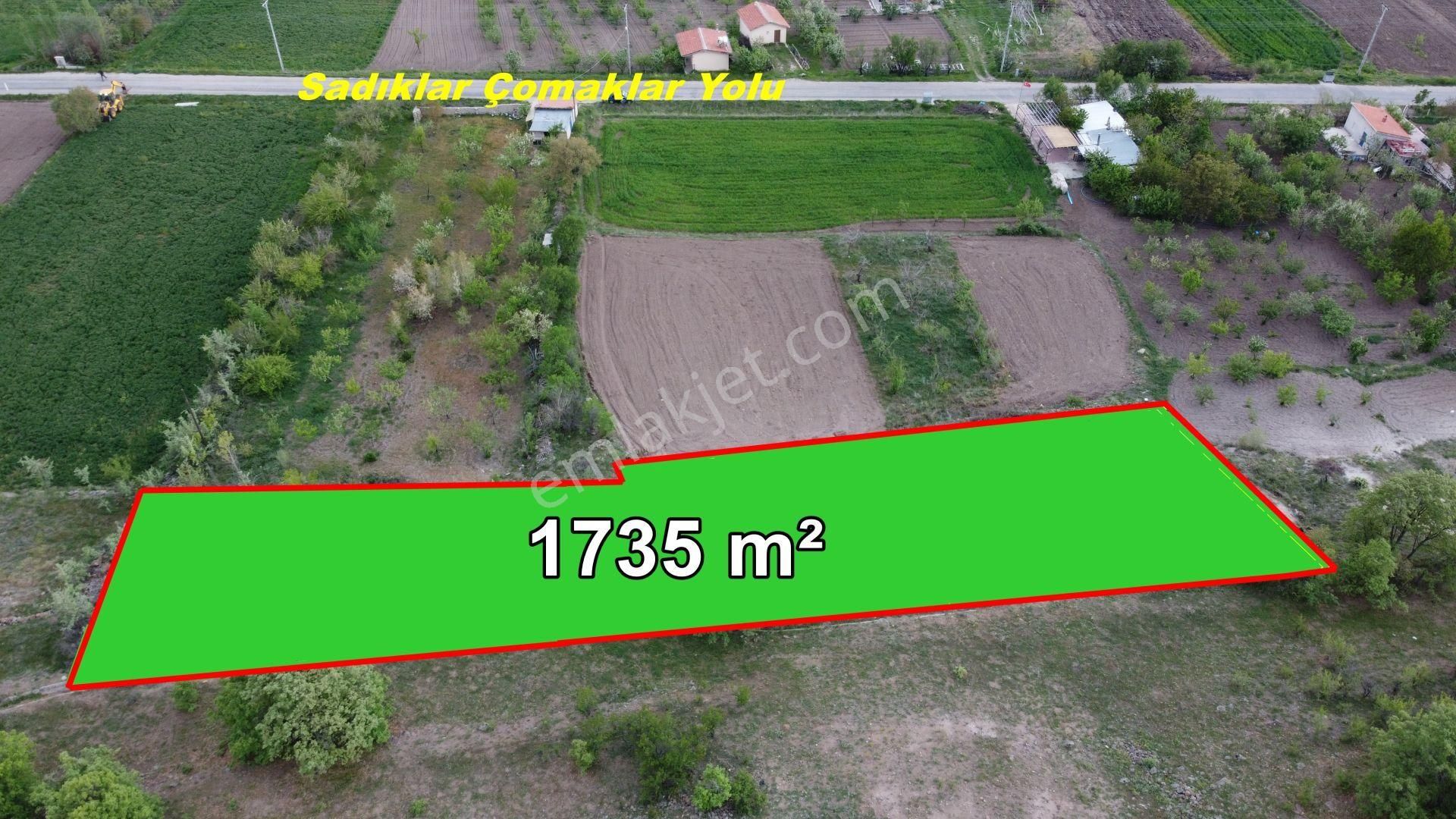 Konya / Meram / Çomaklar Mahallesinde 1.735 M² Müstakil Tapulu Tarla