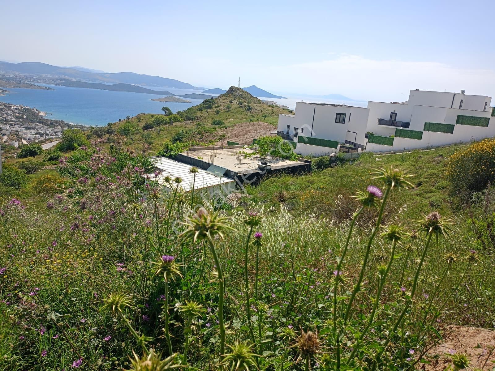 Bodrum Bağla'da, Deniz Manzaralı, Villa İmarlı Satılık Arsa - Görsel 4