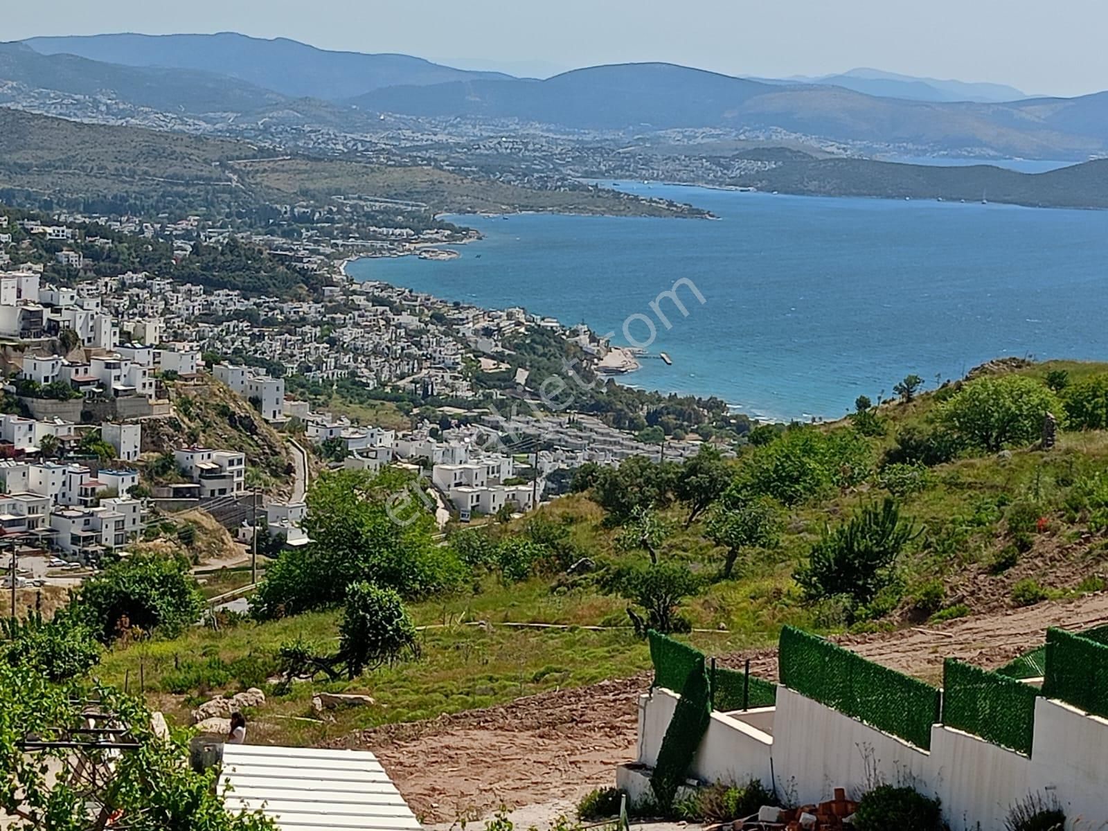 Bodrum Bağla'da, Deniz Manzaralı, Villa İmarlı Satılık Arsa - Görsel 3
