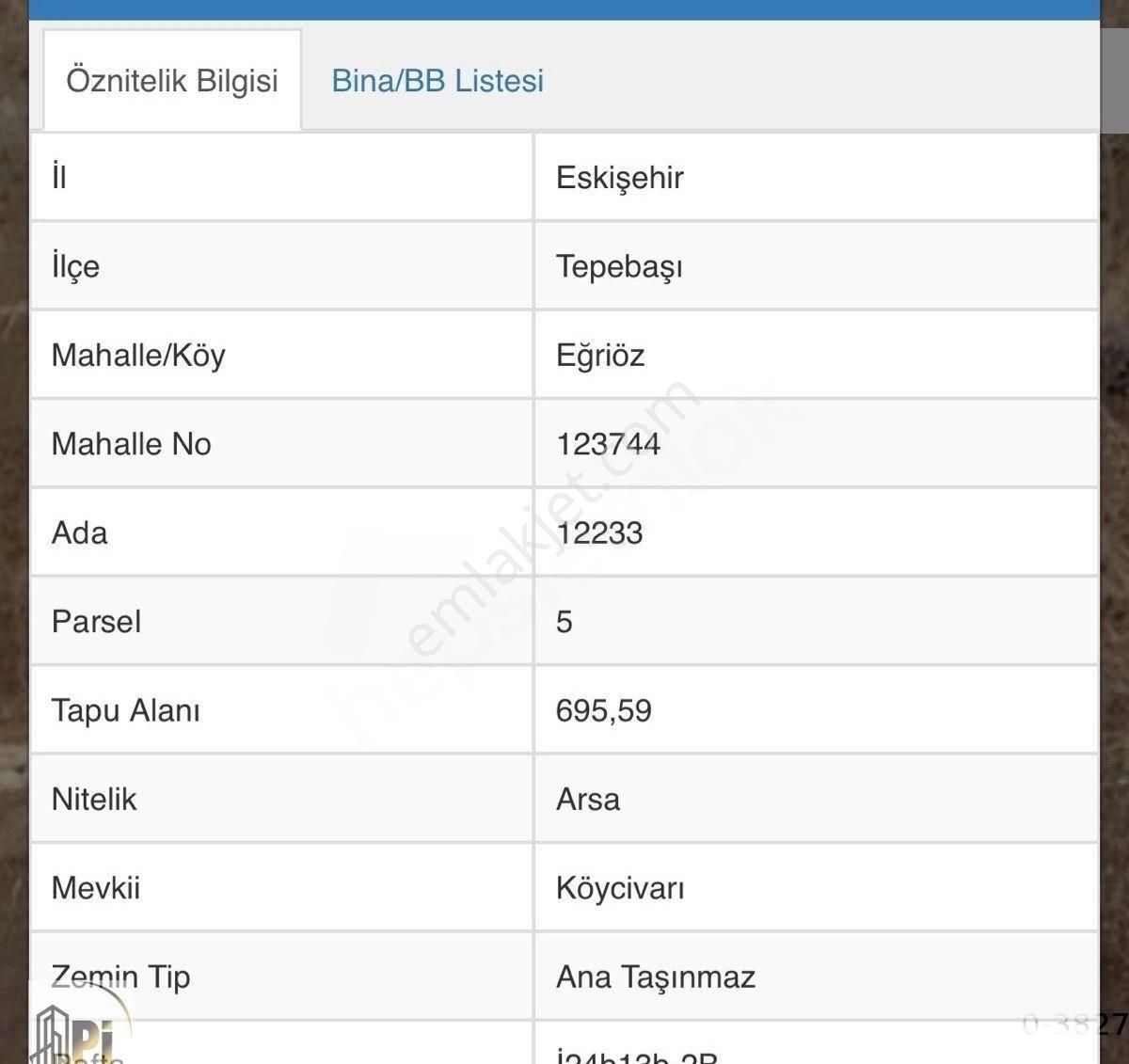 Pi Emlak’tan Eğriöz’de Manzaralı İmarlı 700m2 Arsa - Takasa Açıktır