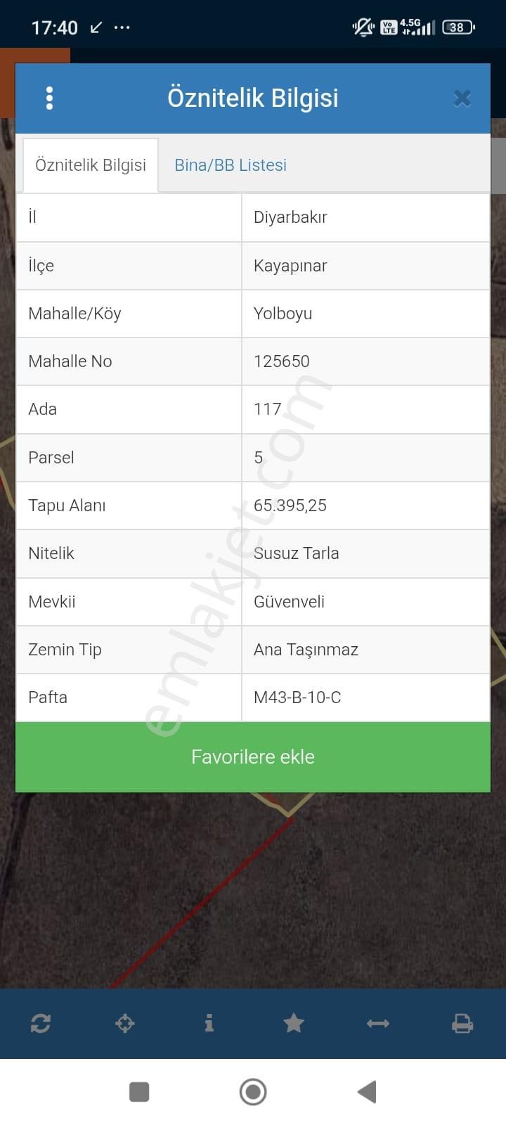 Yolboyunda 1.712 Metre Kare Satılık Arsa Kelepir
