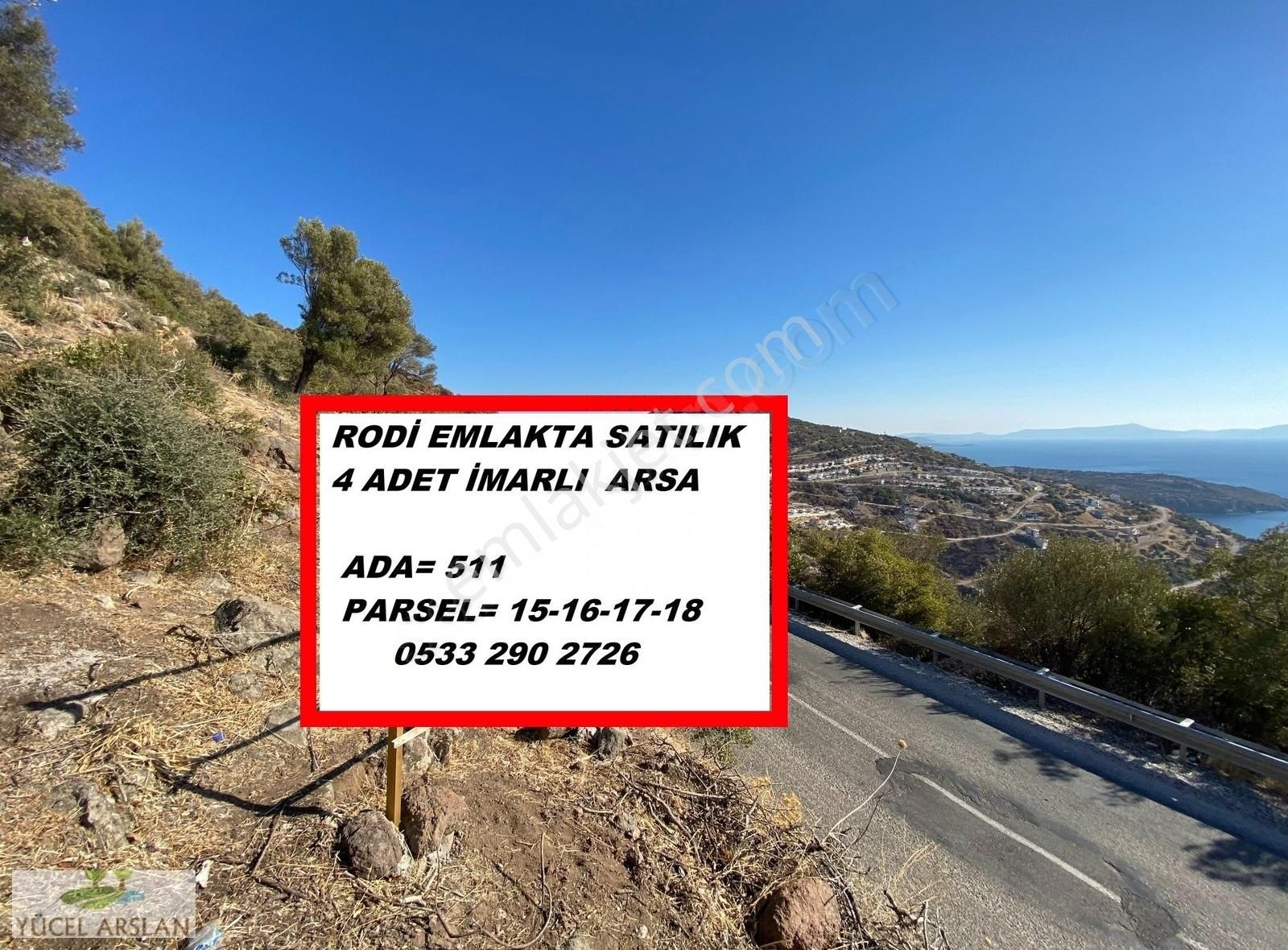 Dikili Çandırlıda Satılık İmarlı Deniz Manzaralı Arsalar - Görsel 19