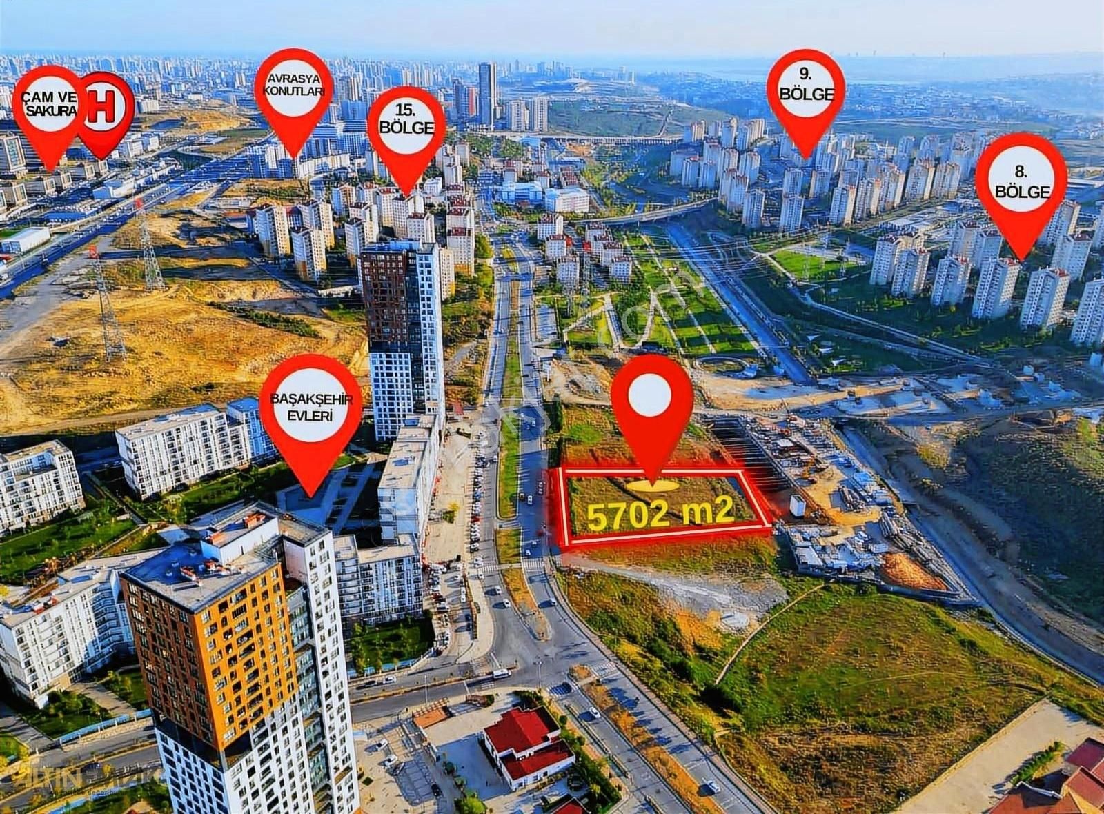 Fırsat ! Başakşehir Sağlık Hastane İmarlı 5700m2 Arsa