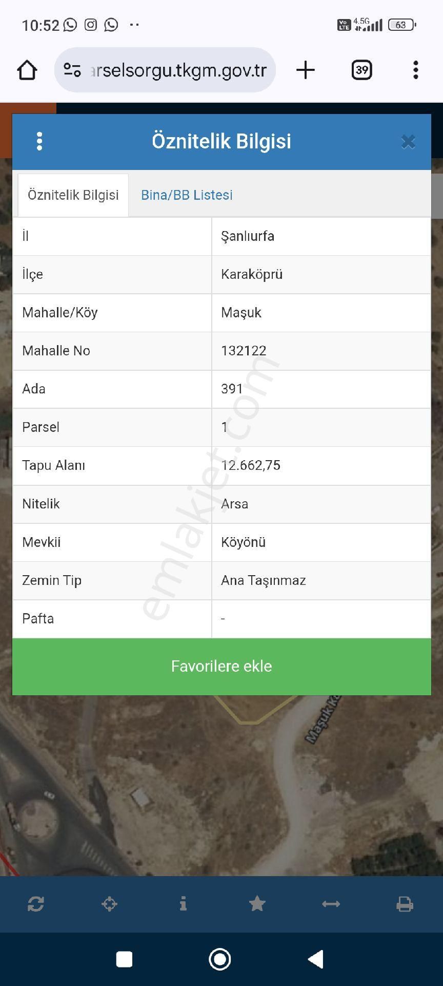 Acil Satilik Masukta Arsa