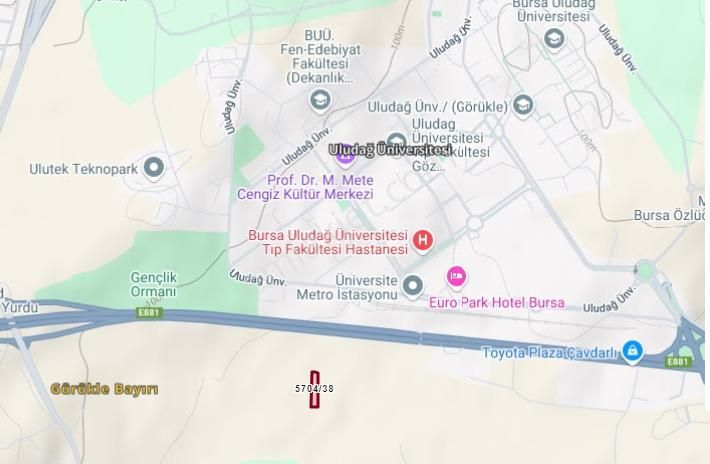 Uludağ Üniversitesi Karşısı /görükle -kurtuluş-merada/izmir Yoluna 1 Par./ 390 M2/satılık - Görsel 6