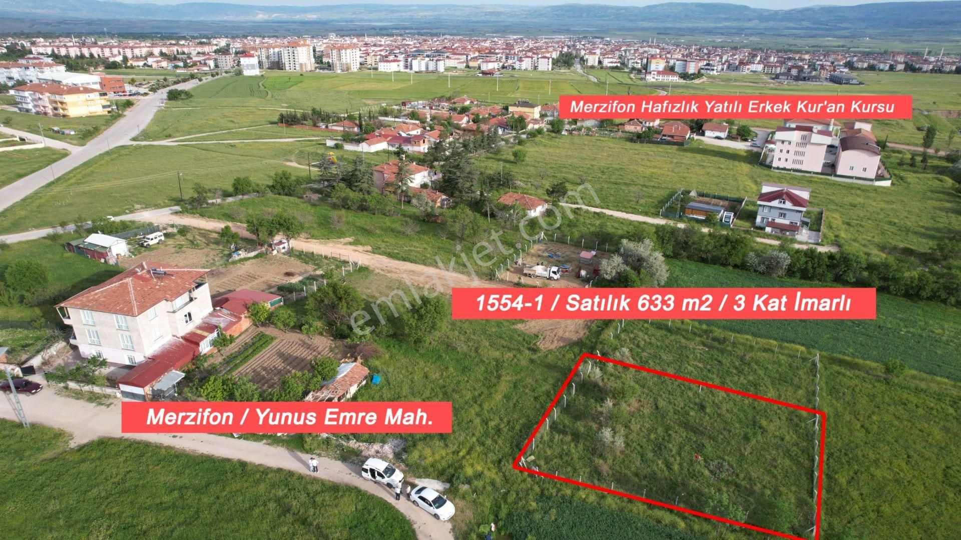Merzifon Yunus Emre Mahallesinde Konut İmarlı Arsa