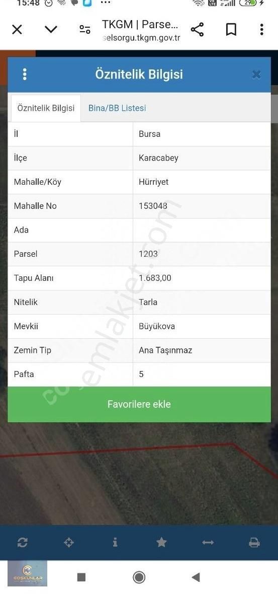 Hürriyet Köyde Yatırımlık Tarla - Görsel 3