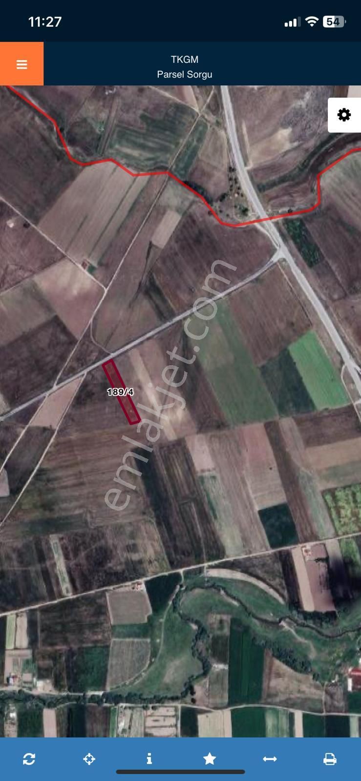 Akören Çatören'de Teli Çevrili 350 M2 Bahçelik Kullanıma Uygun