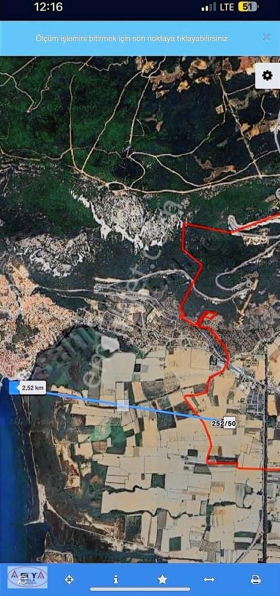 Sahile 2.5 Km Akyada Satılık Tarla