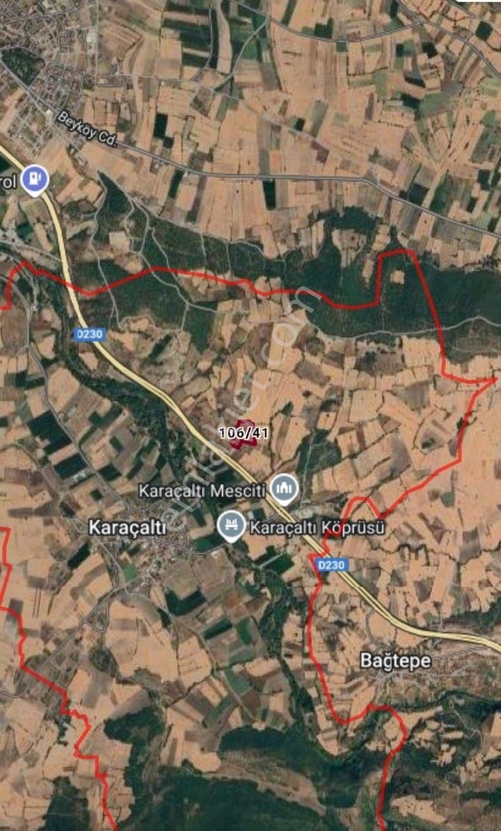 Balıkesir Kepsut Karaçaltı Mahallesi 15.150m2 Satılık Tarla