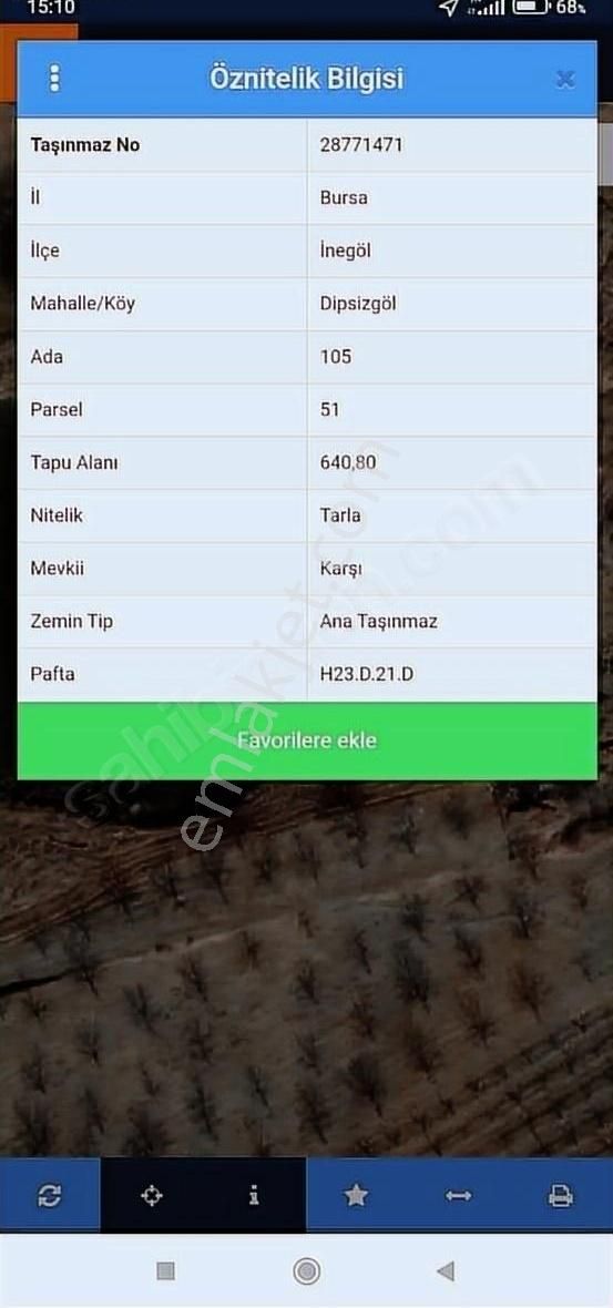 Dialog Piramit Gayrimenkulden Satılık Hobi Bahçesi