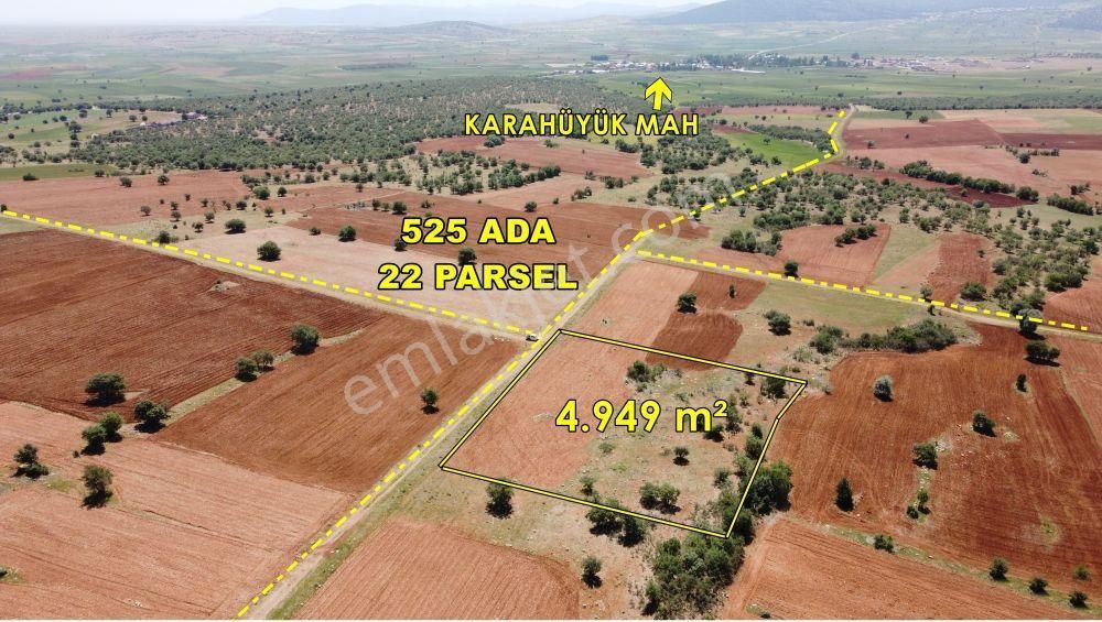 Akören Ağalar'da 4.949 M² Müstakil Tapulu Tarla