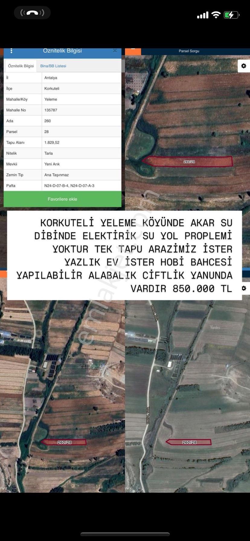 Yaylada Bi Tarlanız Olsun