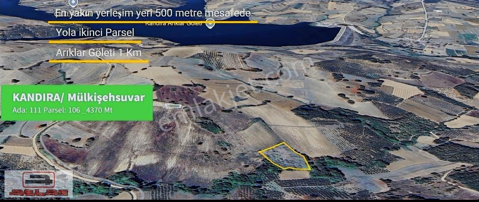 Kandıra Mülkişehsuvarda Kadastro Yollu 4.370 M² Fırsat Tarla!
