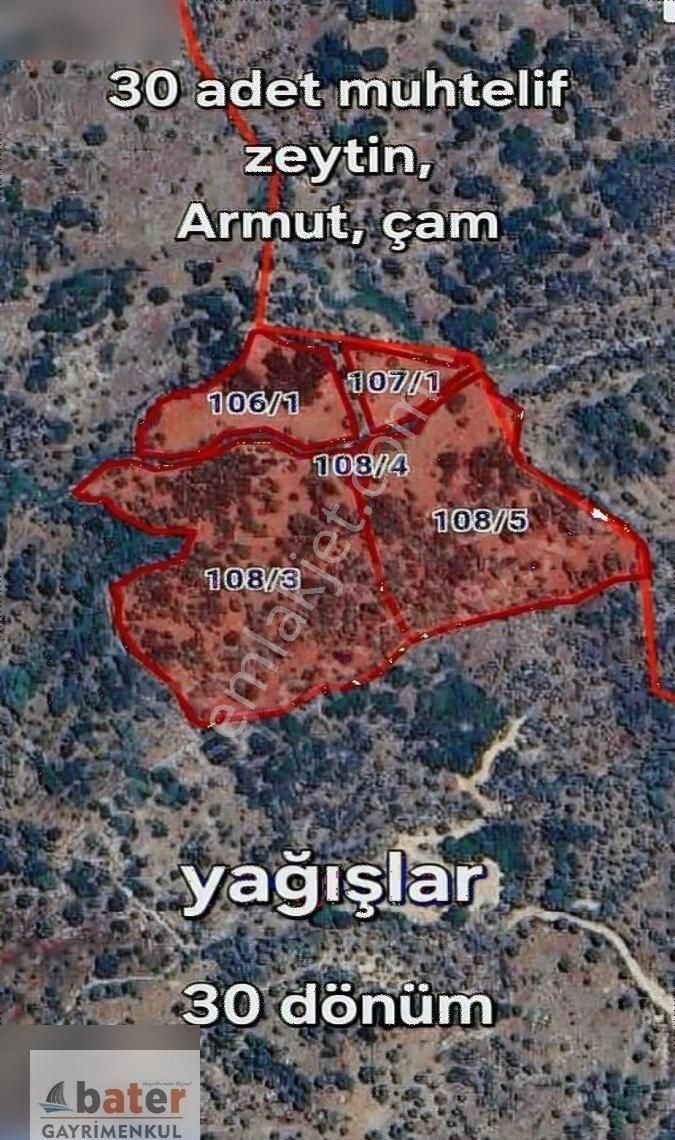 Bater'den Karpuzlu'da Kelepir 30 Dönüm Bahçe