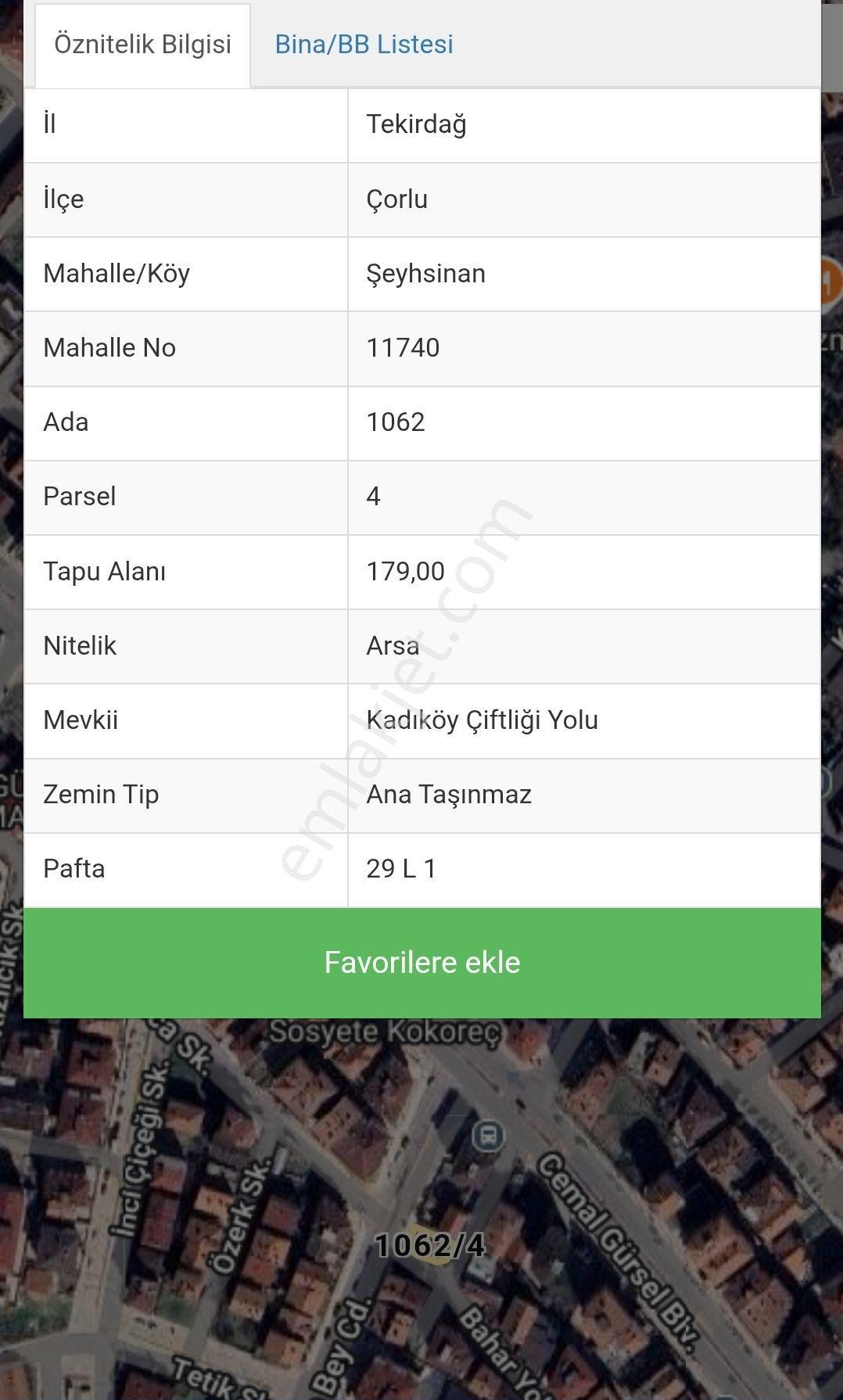 Tekirdağ Çorlu Satılık Arsa İmarlı - Görsel 19