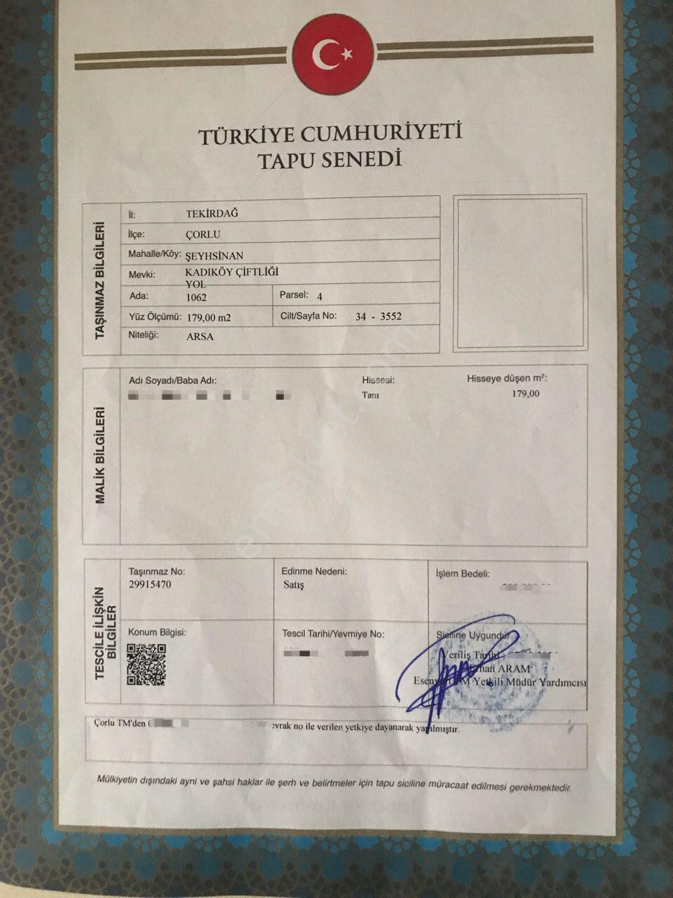 Tekirdağ Çorlu Satılık Arsa İmarlı - Görsel 21