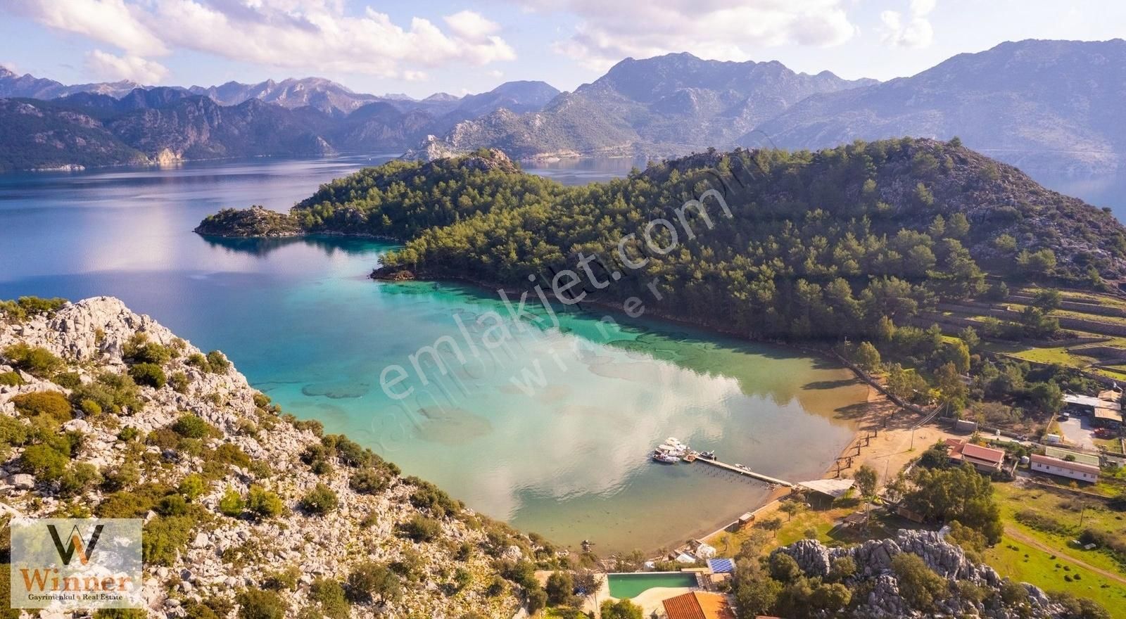 Winner- Selimiye Sığ Liman'da Muhteşem Manzaralı+emsalsiz Arazi!