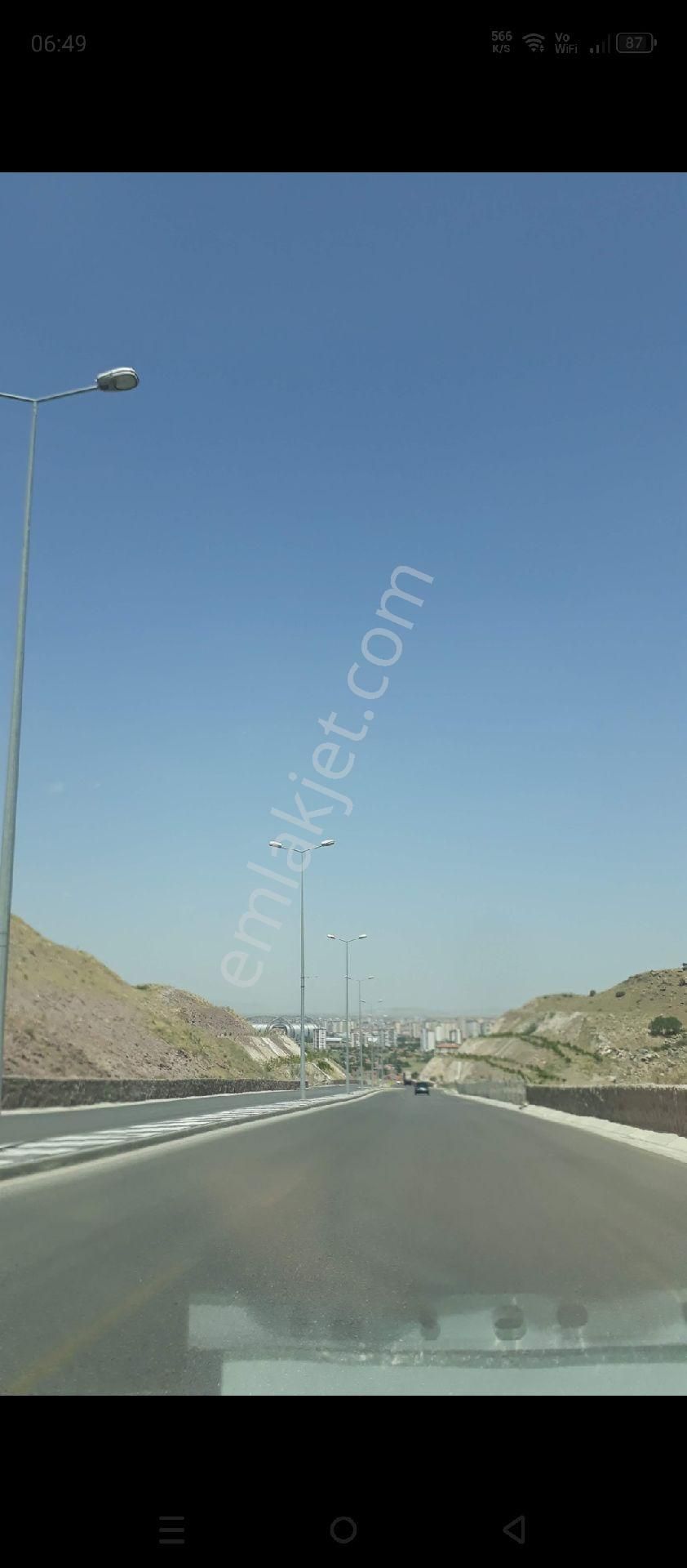 Organize Yolu Üzerinde Satılık Tarla