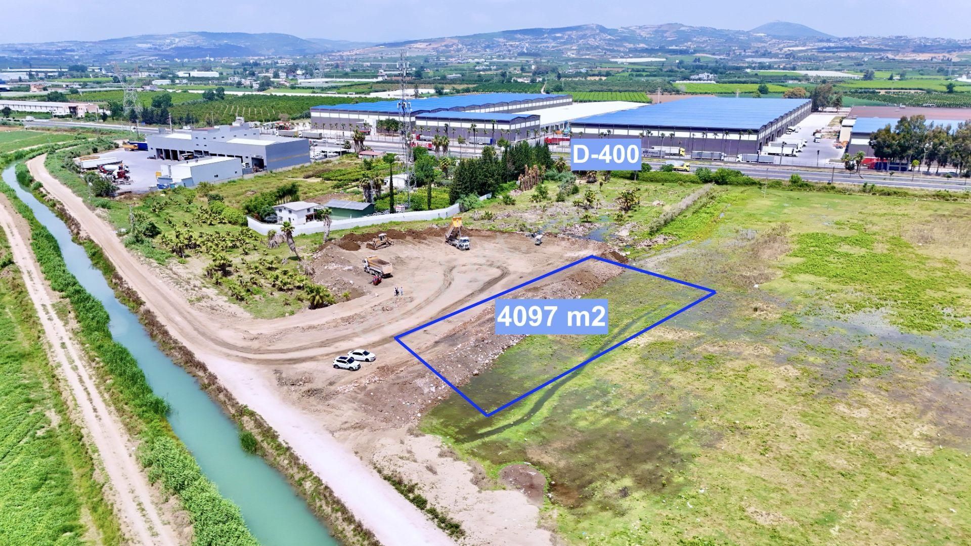Mersin Tarsus D-400 Otoban Girişi 4.097 M² Arsa - Görsel 2