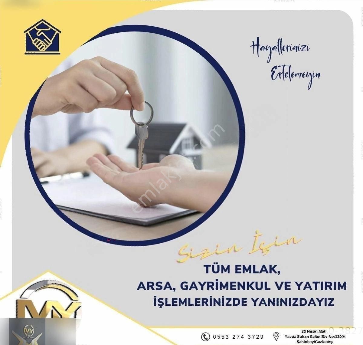 Metyap Konut'tan İstiklal Mah. 1.kat Yüksekliğinde Park Cepheli