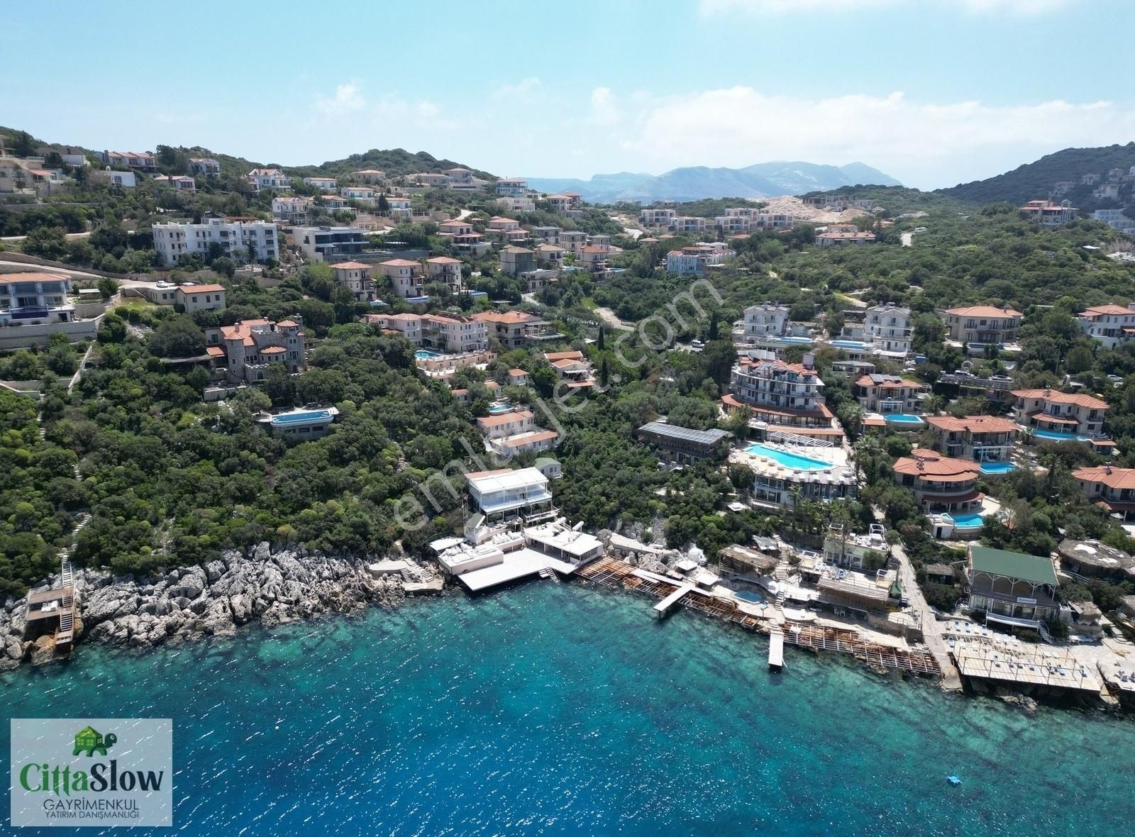 Kaş Çukurbağ Yarımada'da Denize 100m, Turizm/konut İmarlı Arsa