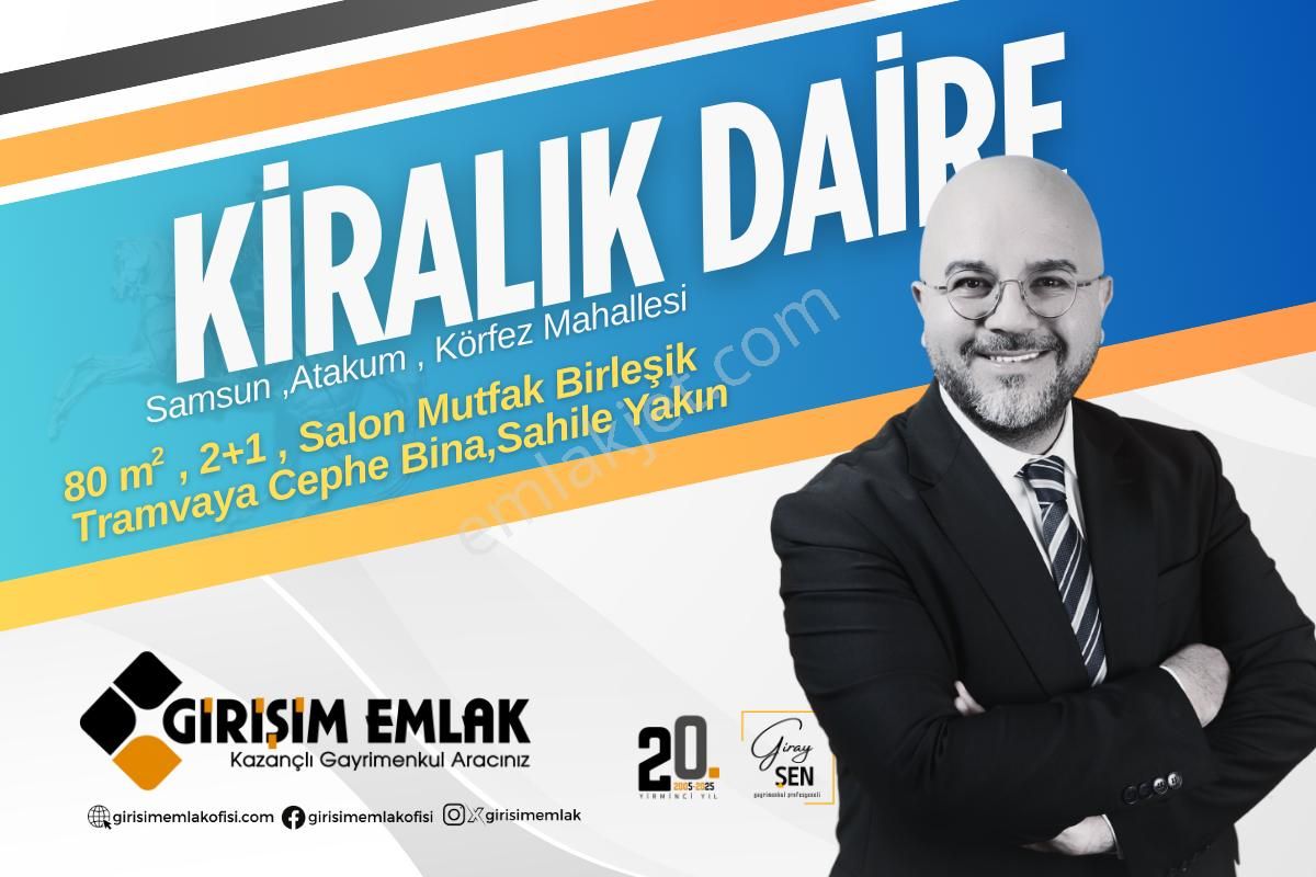 Tramvaya Cephe Sahile Yakın 2+1 Kiralık Daire
