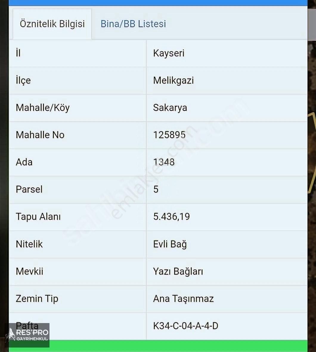 Villa İmar Planı İçinde Osb Yazı Bağlarında 5436 M² Evli Bağ - Görsel 7